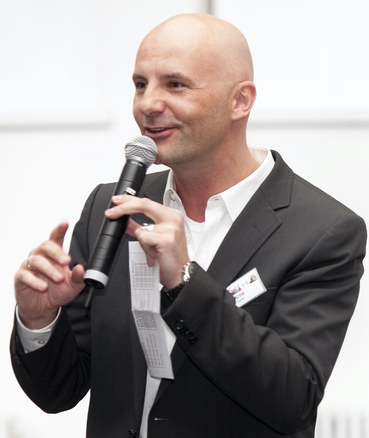 Moderator Arne Stoermer